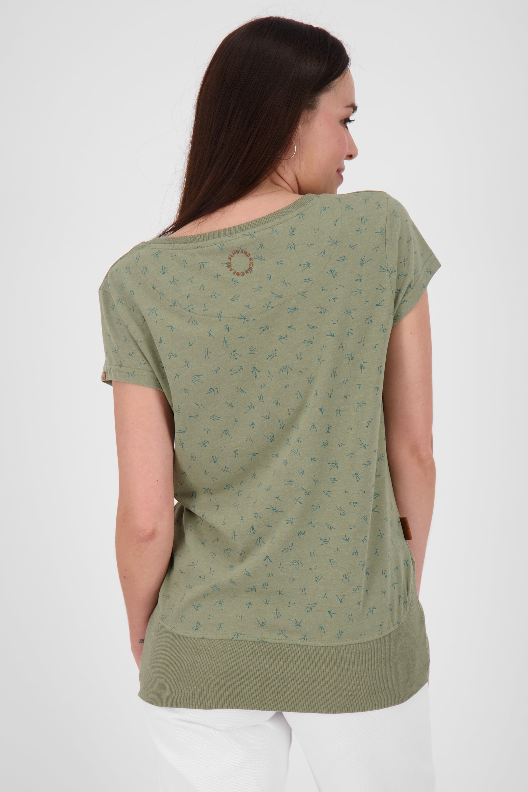 Feminines Kurzarmshirt CocoAK B für stylische Frauen Grün