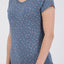 Gemustertes Damenshirt CocoAK B Dunkelblau