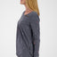 Das neue MiaAK B Langarmshirt für Damen mit trendigem Muster Dunkelblau