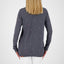 Das neue MiaAK B Langarmshirt für Damen mit trendigem Muster Dunkelblau