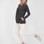 Das neue MiaAK B Langarmshirt für Damen mit trendigem Muster Schwarz