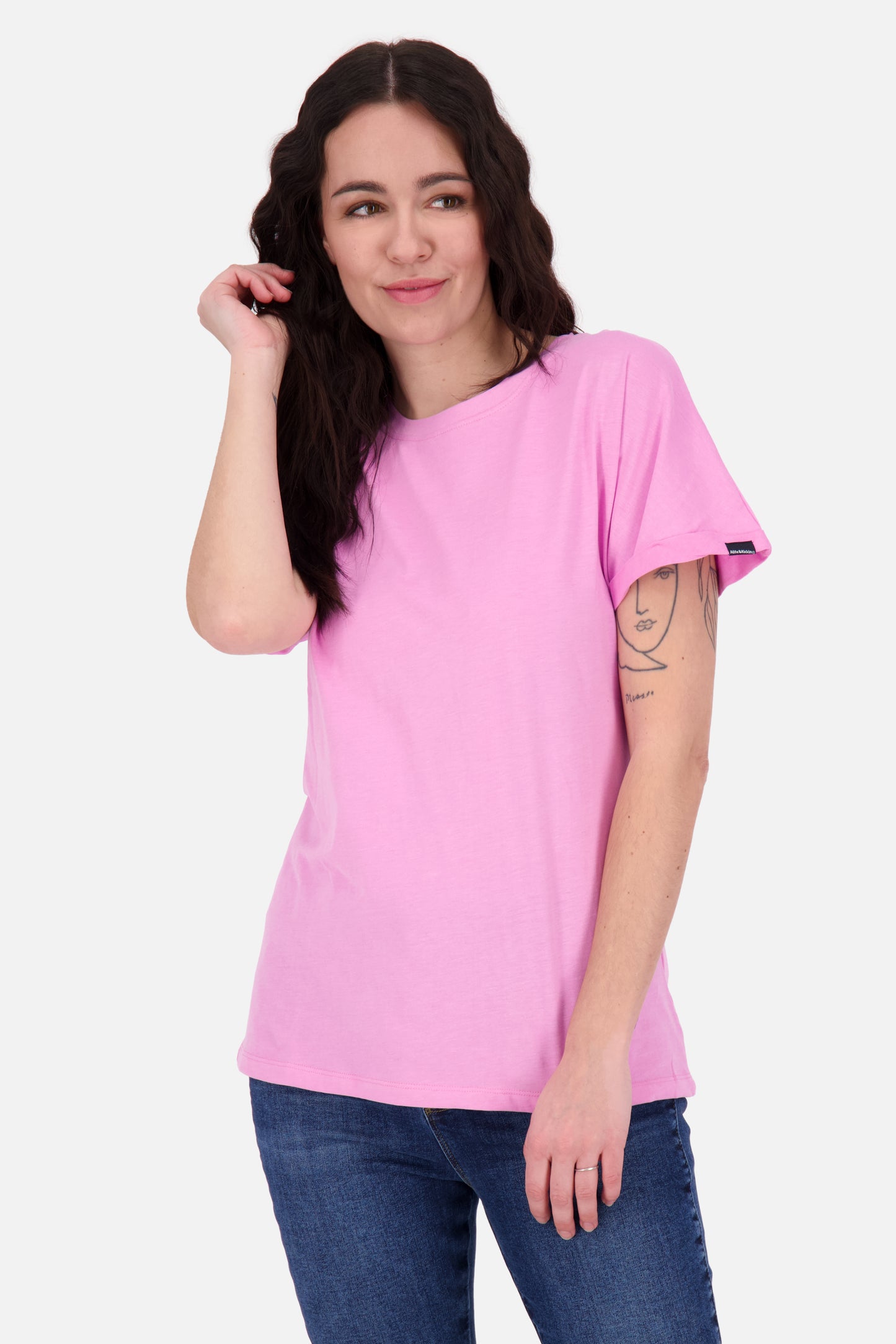 Lässiger Sommerlook T-Shirt MalaikaAK A Damen Pink