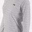 Damen Langarmshirt LeaAK Z mit trendigen Streifen Weiß