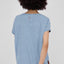 Trendiges SunoAK B T-Shirt für Damen - Betonte Schultern und angenehmes Tragegefühl Hellblau