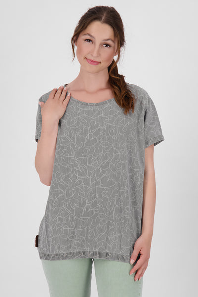 Trendiges SunoAK B T-Shirt für Damen - Betonte Schultern und angenehmes Tragegefühl Grau