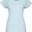 Bequemes Basic-Shirt für jeden Tag - ClarettaAK A  Hellblau