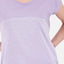 Damen T-Shirt ClarettaAK Z: Bequemer Begleiter für den Sommer Violett