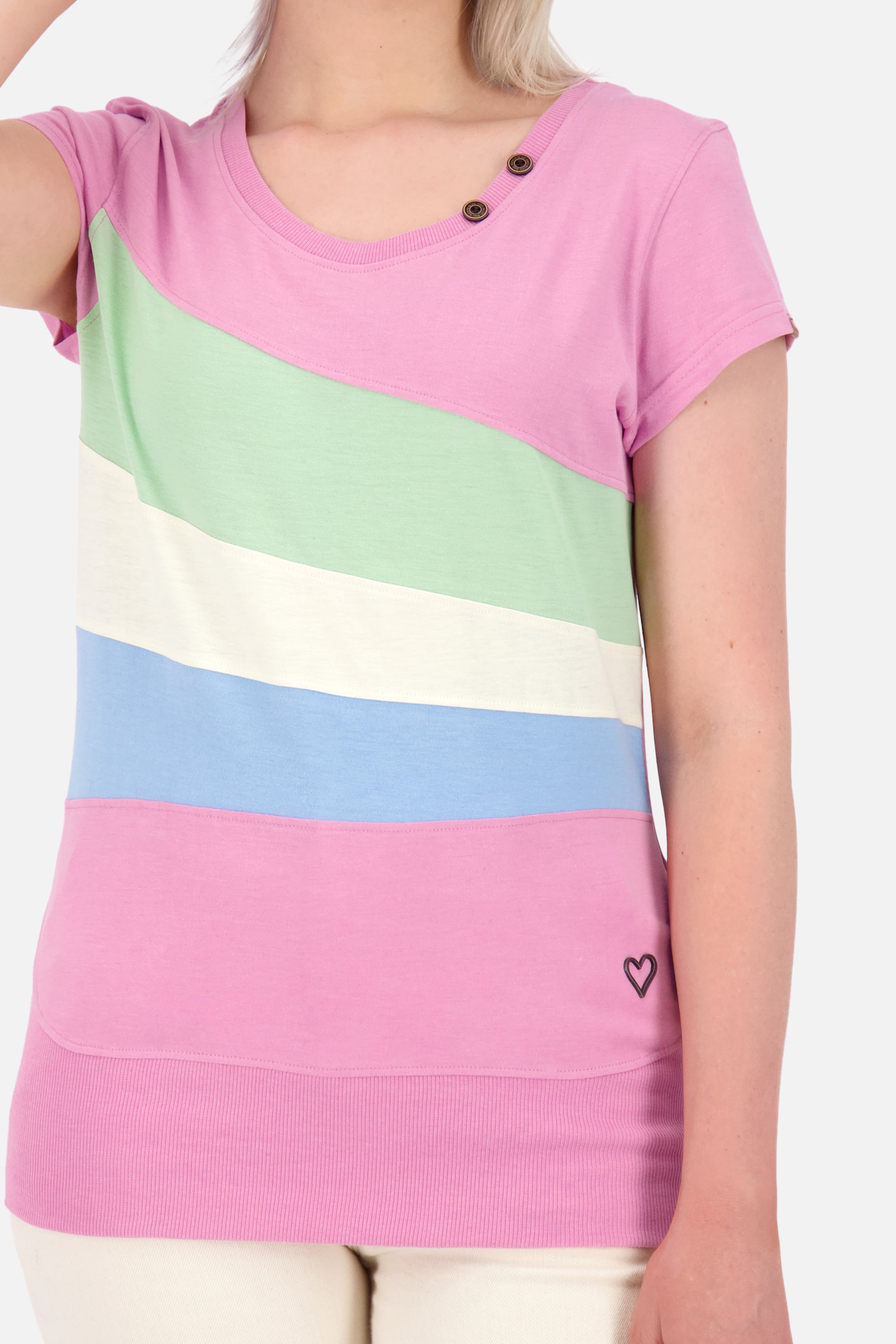 ClementinaAK A T-Shirt Damen - Trendpiece für den Sommer Pink
