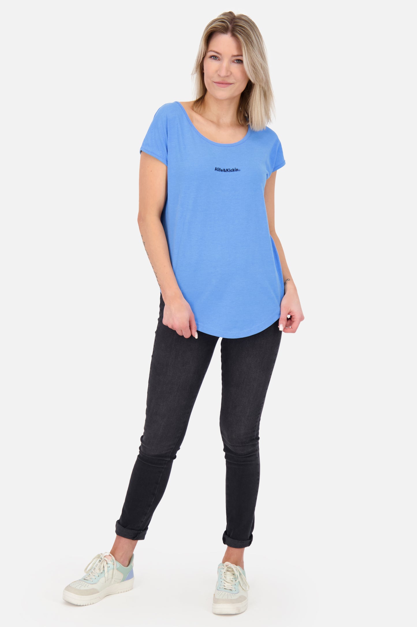Luftig leicht und sportlich: Das Damen-T-Shirt SelinaAK E  Blau