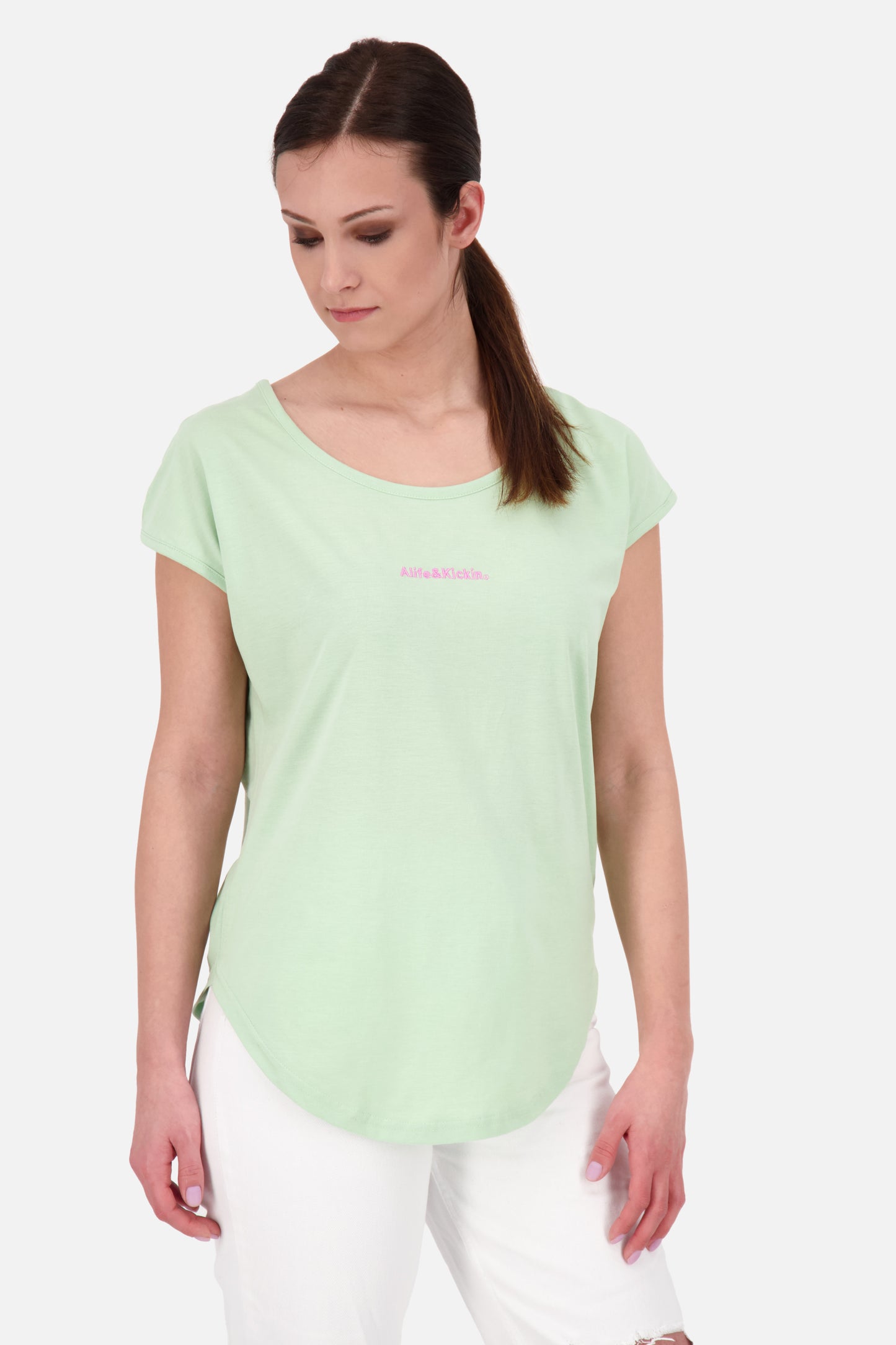 Luftig leicht und sportlich: Das Damen-T-Shirt SelinaAK E  Grün