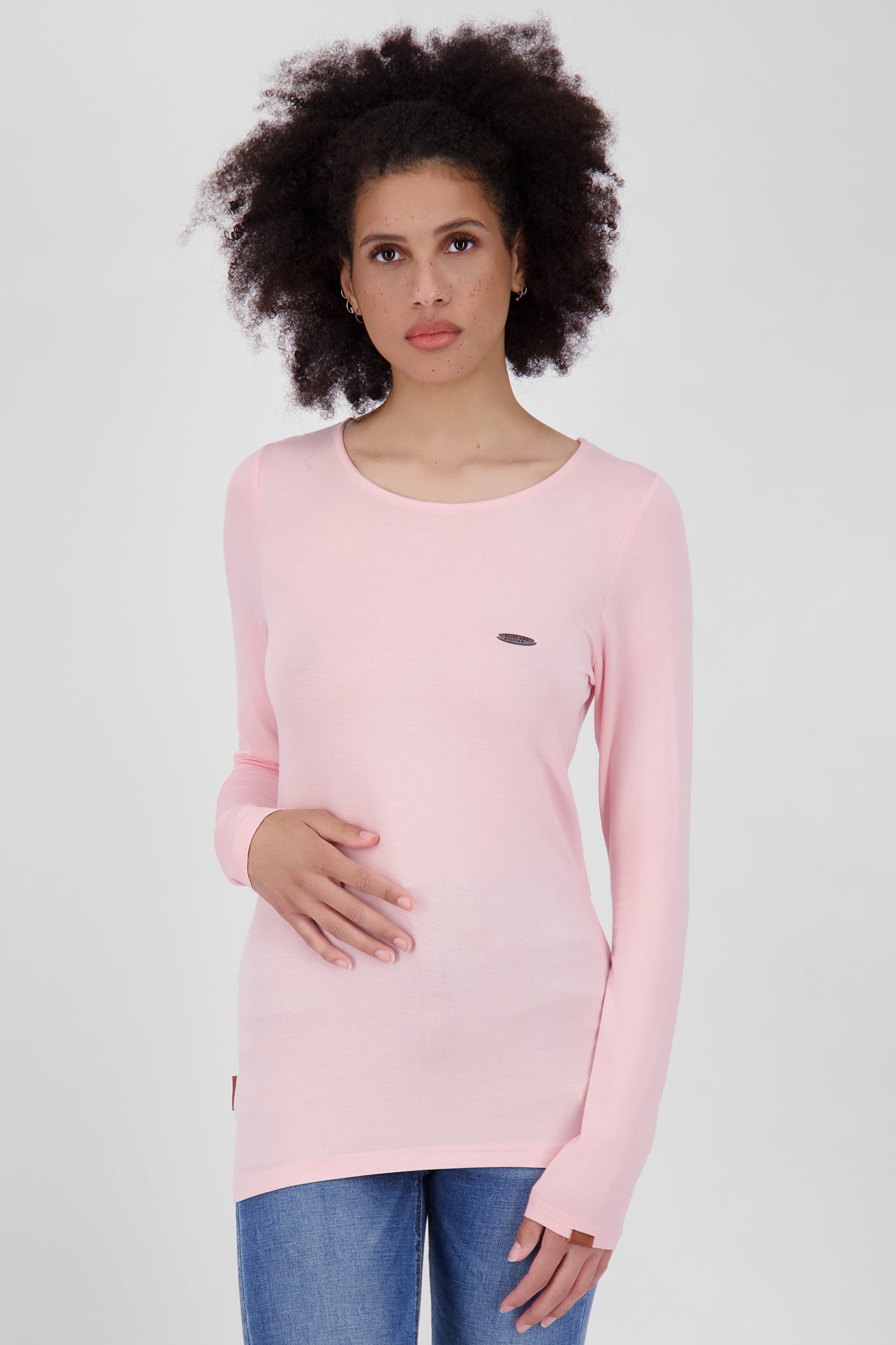 SinaAK Langarmshirt für Damen - Sportlicher Look für jede Gelegenheit Rosa