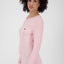 SinaAK Langarmshirt für Damen - Sportlicher Look für jede Gelegenheit Rosa
