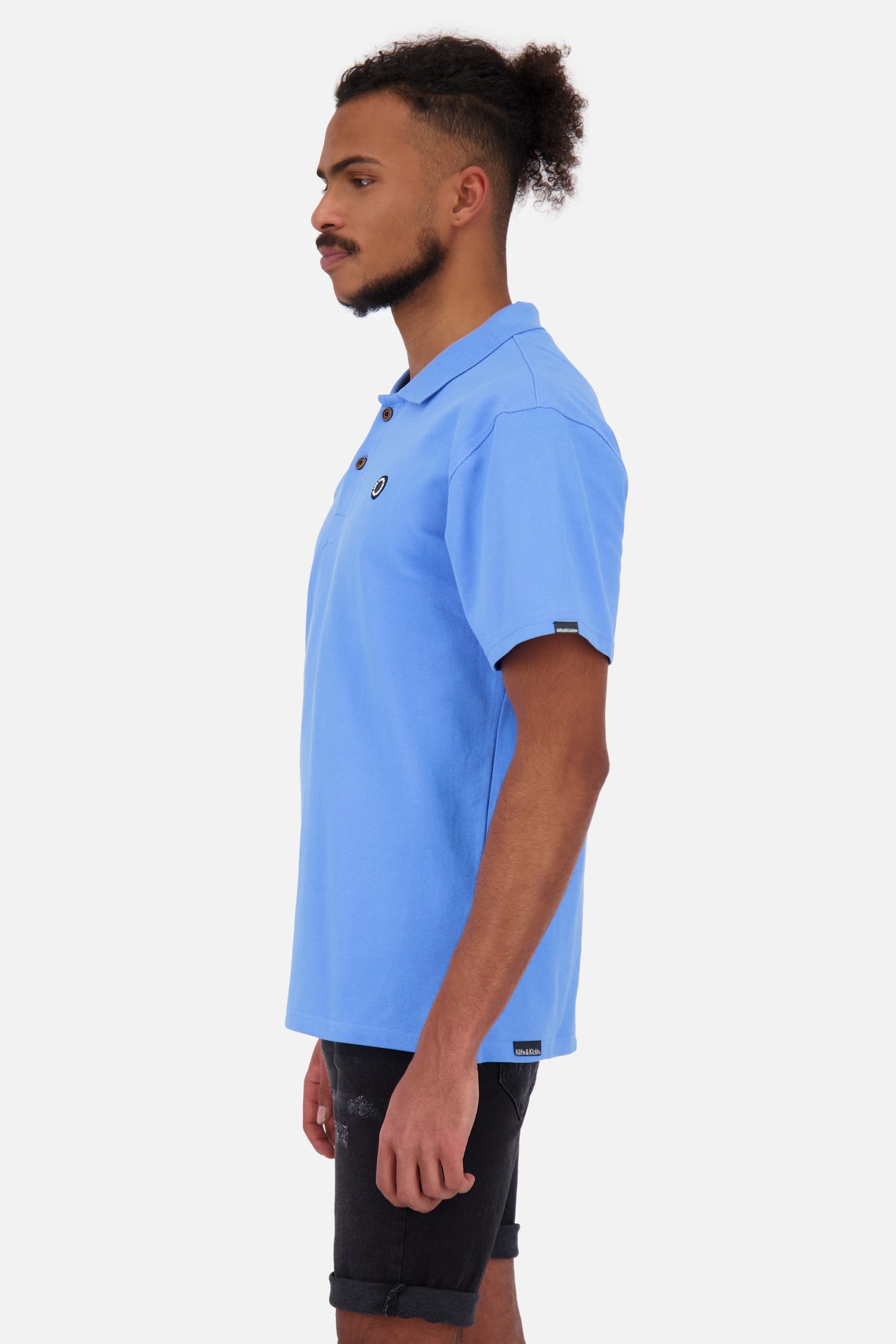 Minimalistisches Poloshirt für den Frühling PaulAK A  Blau