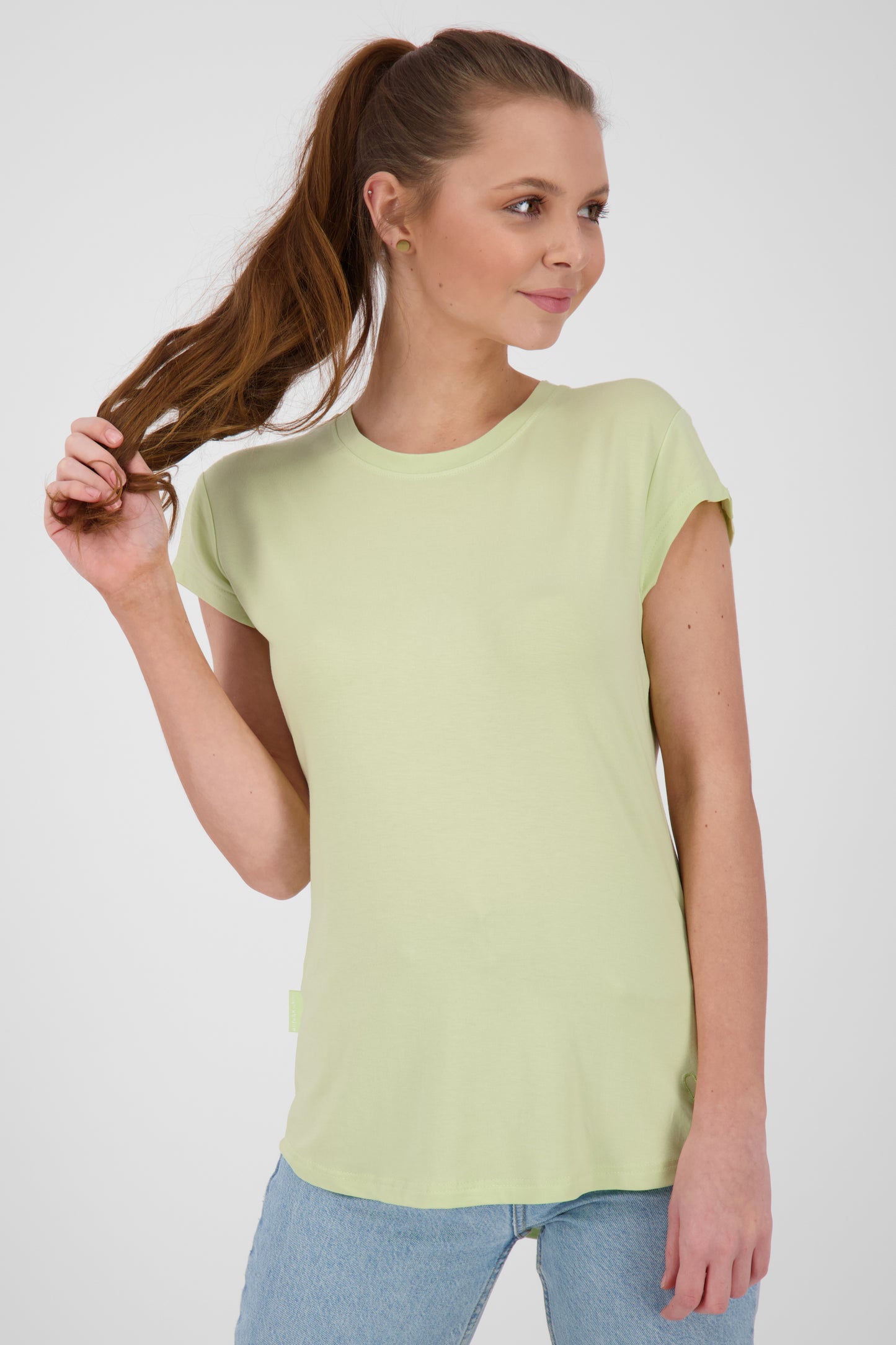Vielseitiges Basic-Shirt für stylische Outfits: MimmyAK A von Alife and Kickin Hellgrün