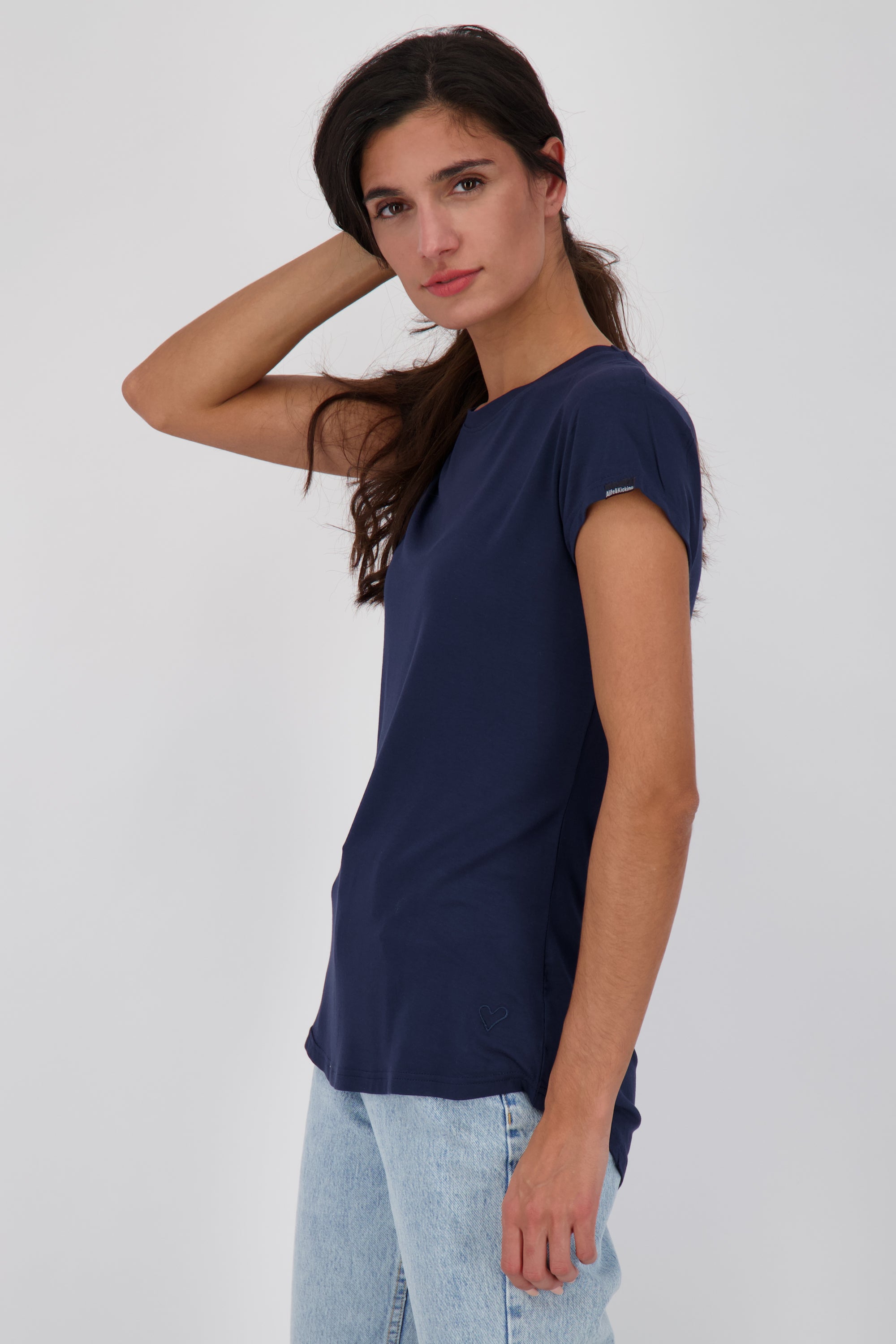 Vielseitiges Basic-Shirt für stylische Outfits: MimmyAK A von Alife and Kickin Dunkelblau