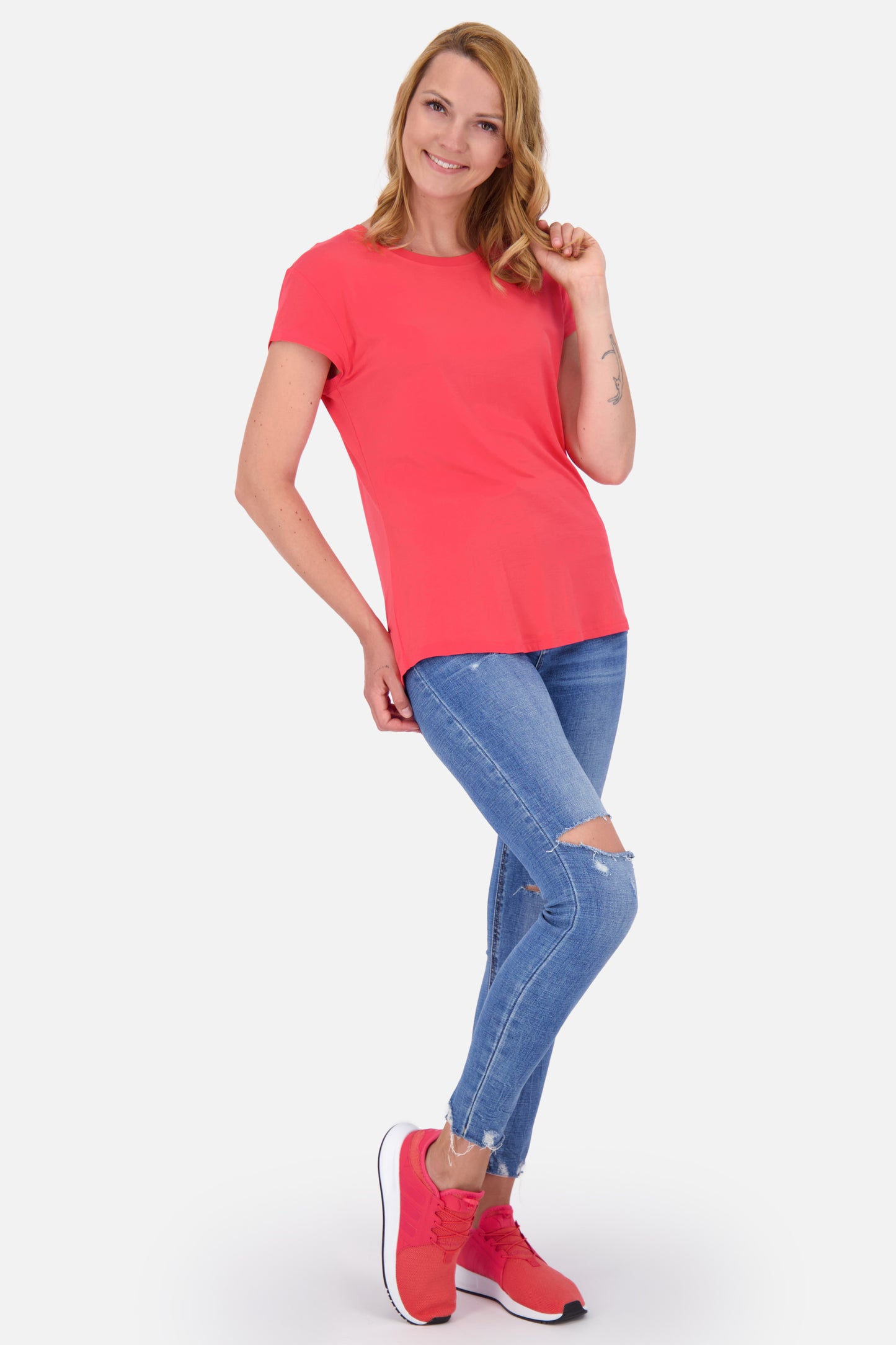 T-Shirt MimmyAK A für Damen - Stilvoll kombinierbar und angenehm zu tragen Rot