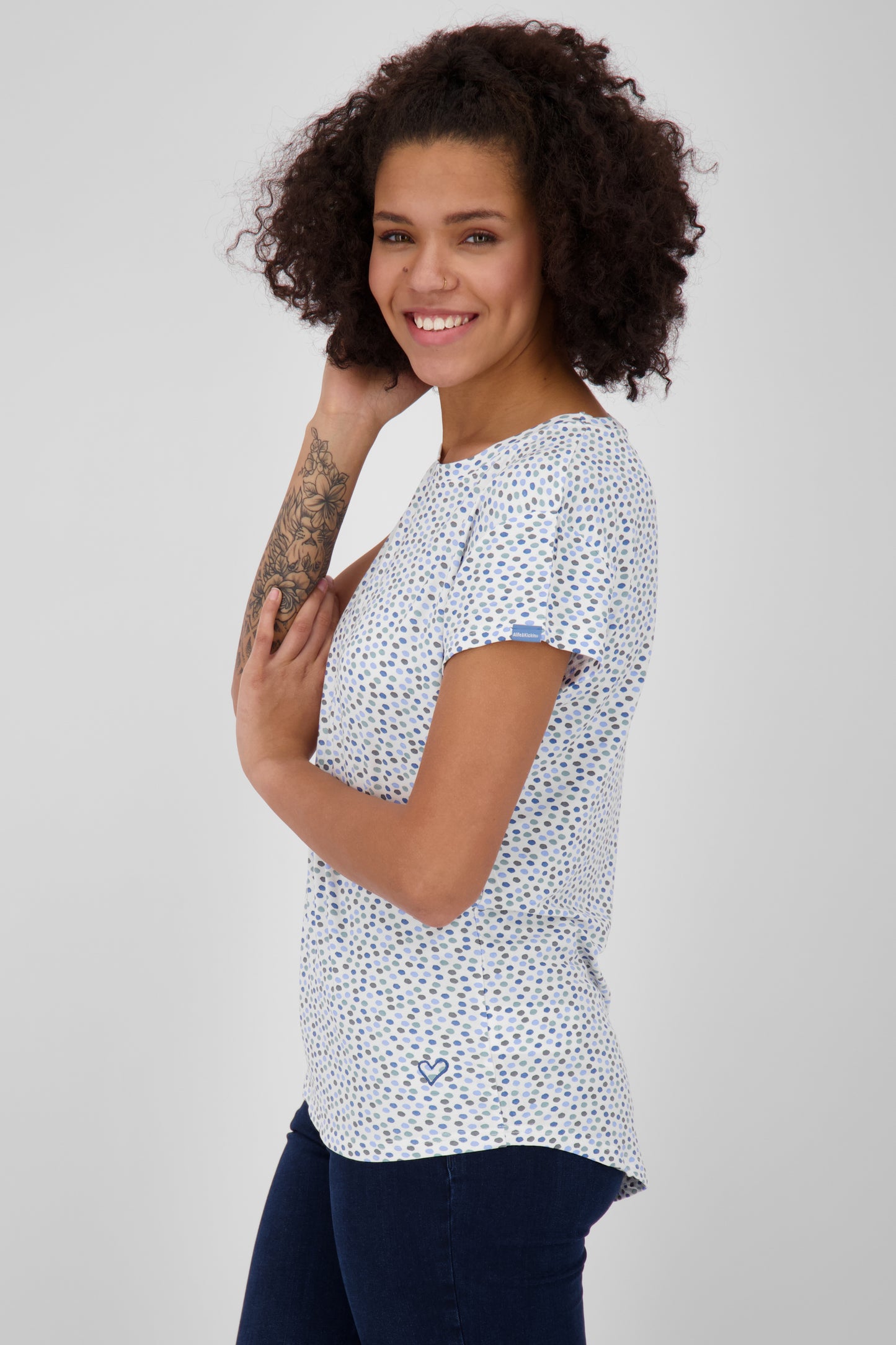 T-Shirt MimmyAK B für Damen - Leicht fließend und angenehm zu tragen Grau