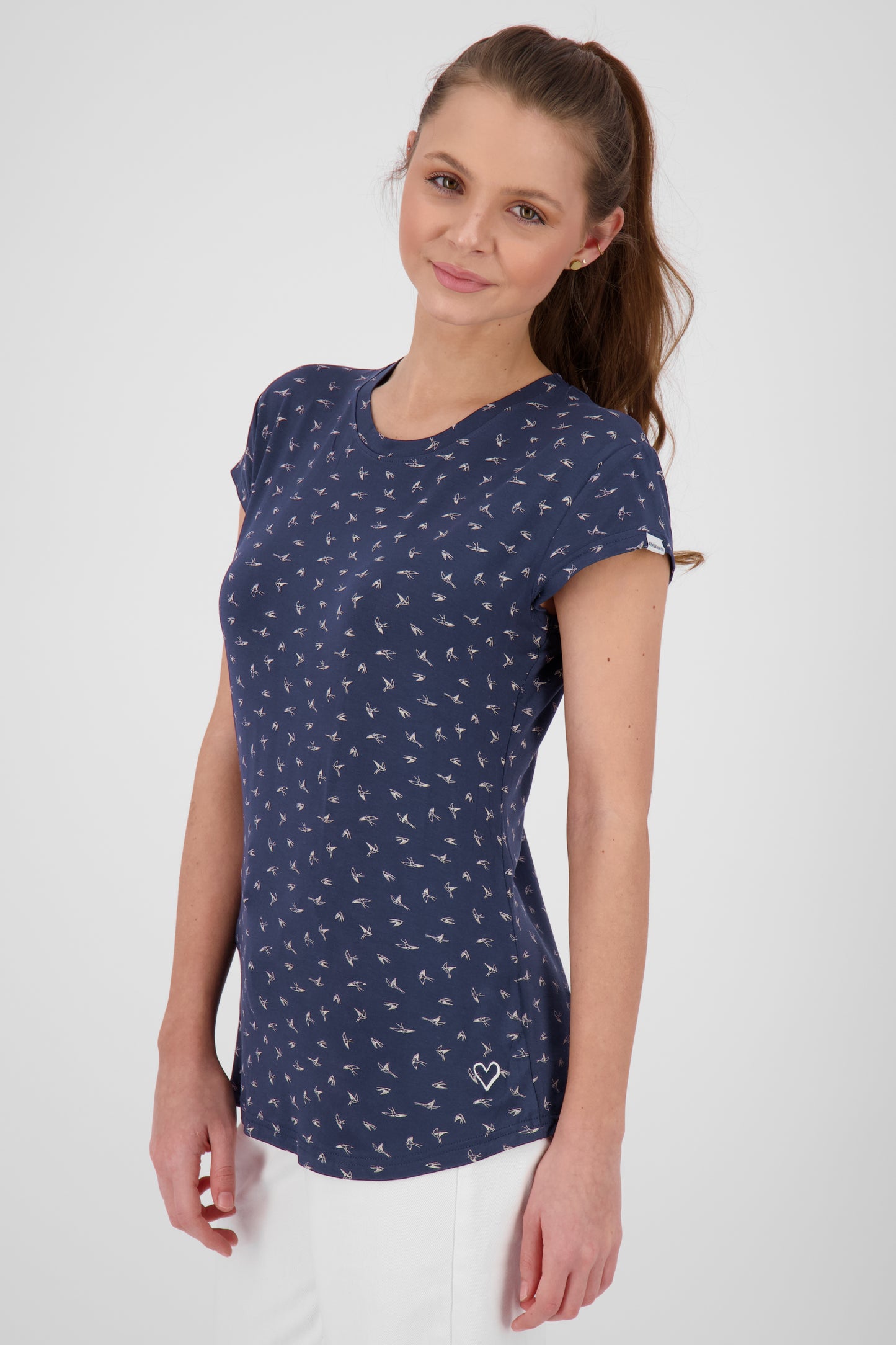 T-Shirt MimmyAK B für Damen - Leicht fließend und angenehm zu tragen Dunkelblau