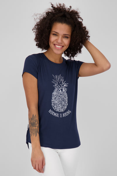 MimmyAK C - Das Must-Have T-Shirt für einen frischen und exotischen Look Dunkelblau