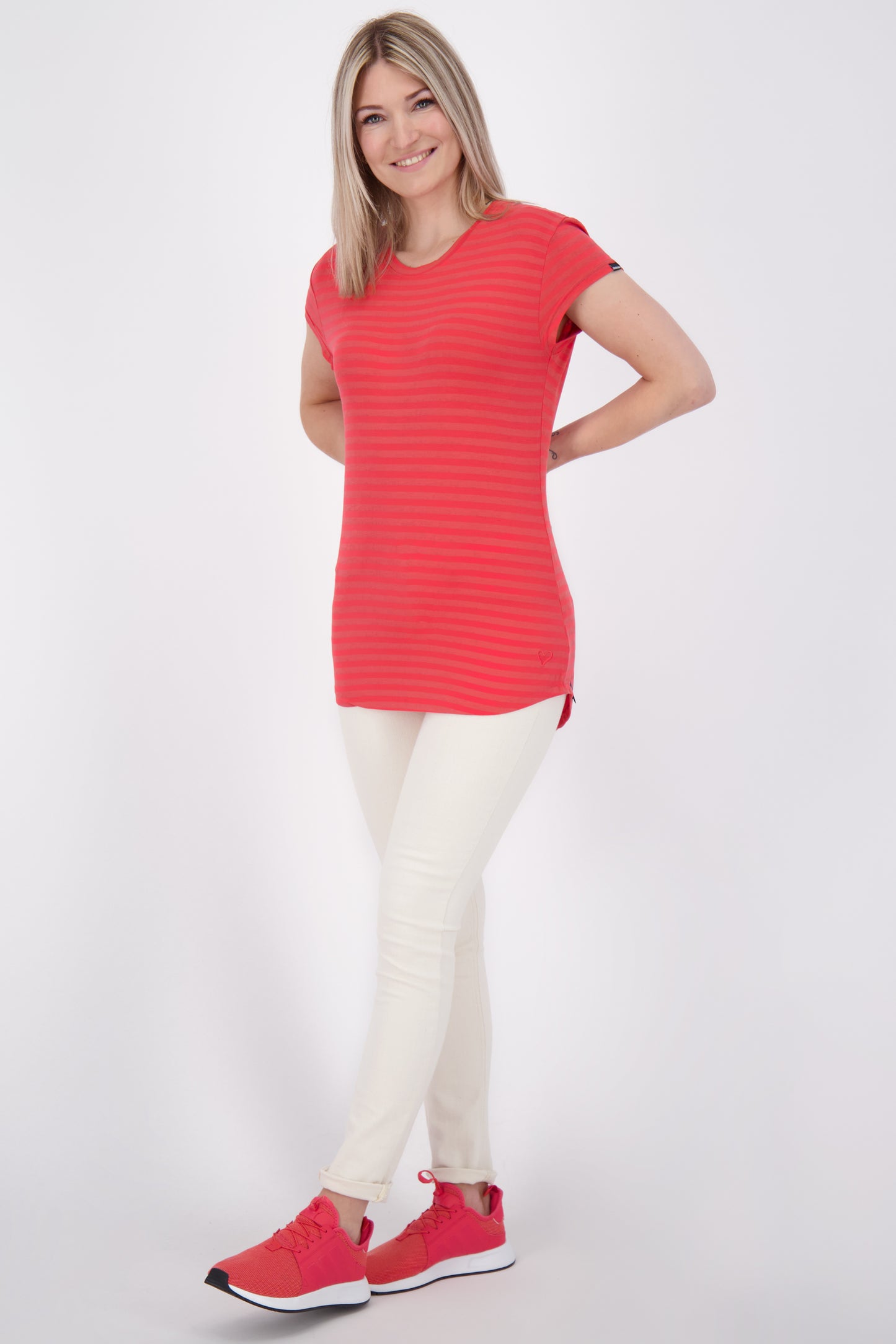 Streifen-Shirt MimmyAK Z für Damen - Leichtigkeit und zeitloses Design Rot