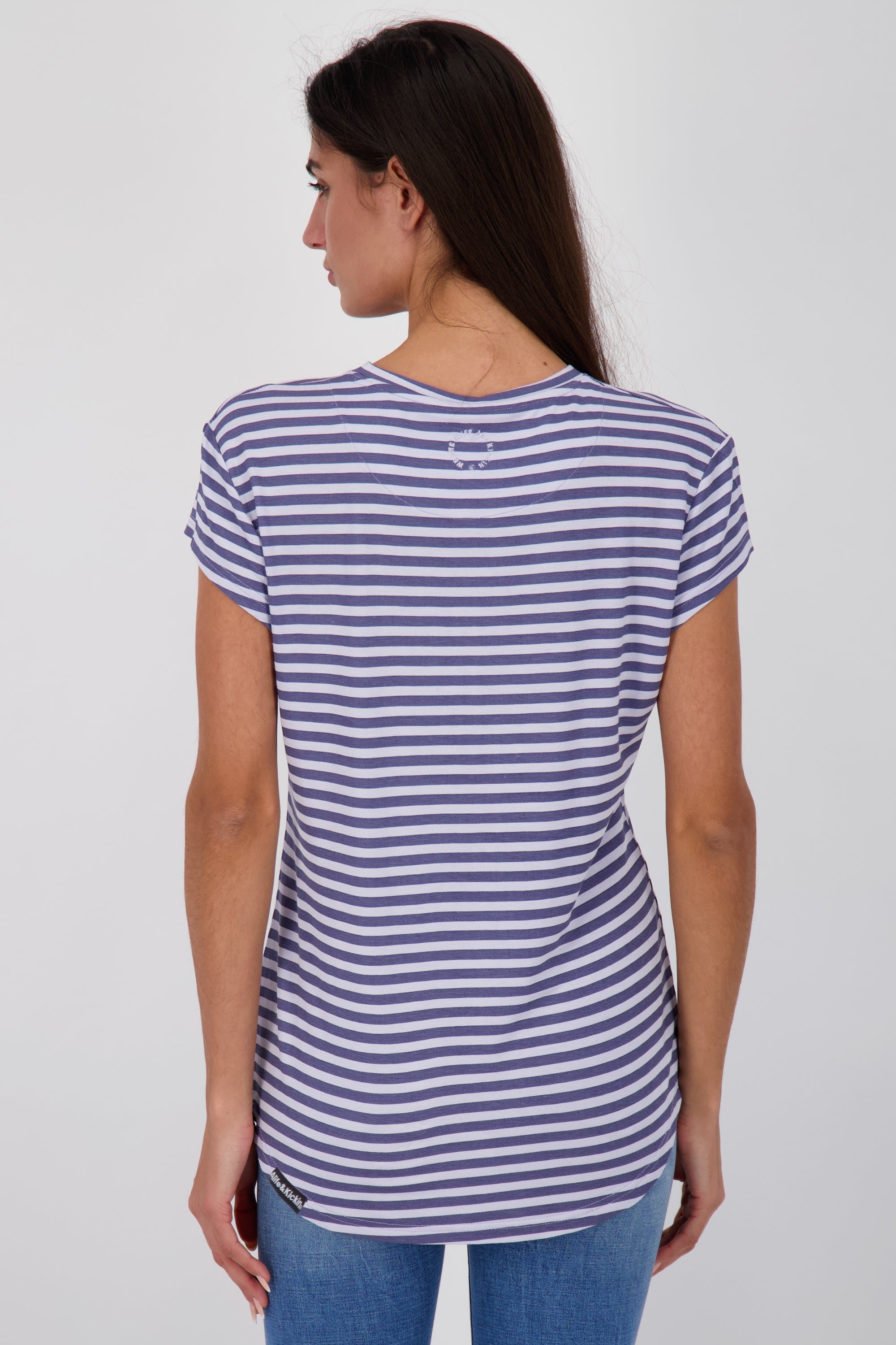 Streifen-Shirt MimmyAK Z für Damen - Leichtigkeit und zeitloses Design Violett