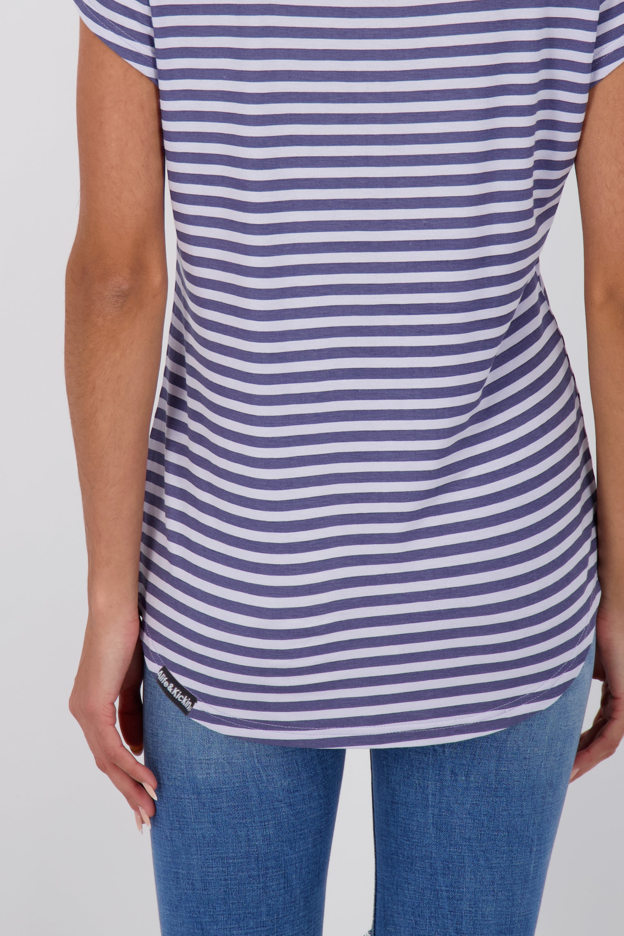 Streifen-Shirt MimmyAK Z für Damen - Leichtigkeit und zeitloses Design Violett