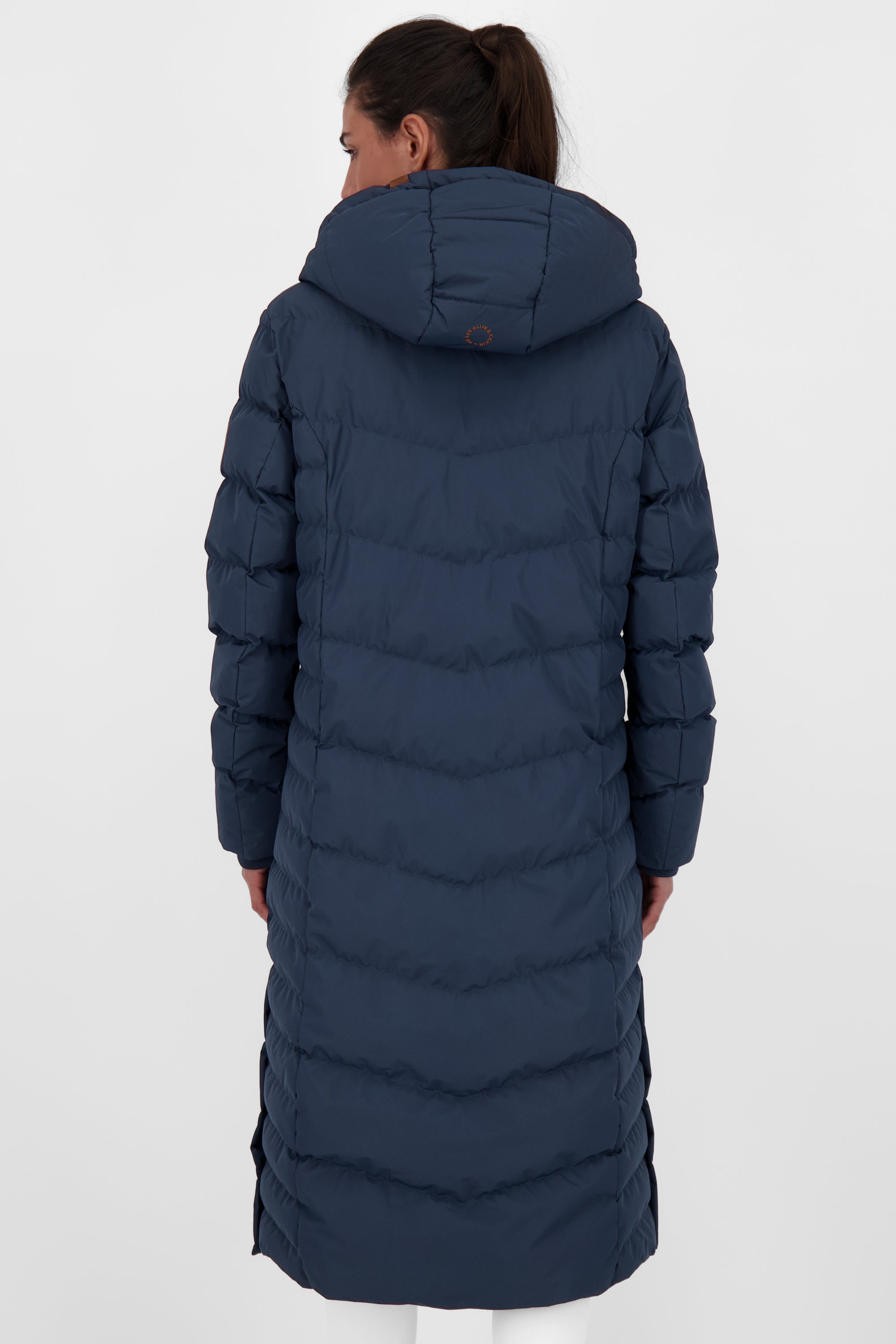 JuaAK A Winterjacke Damen  Dunkelblau