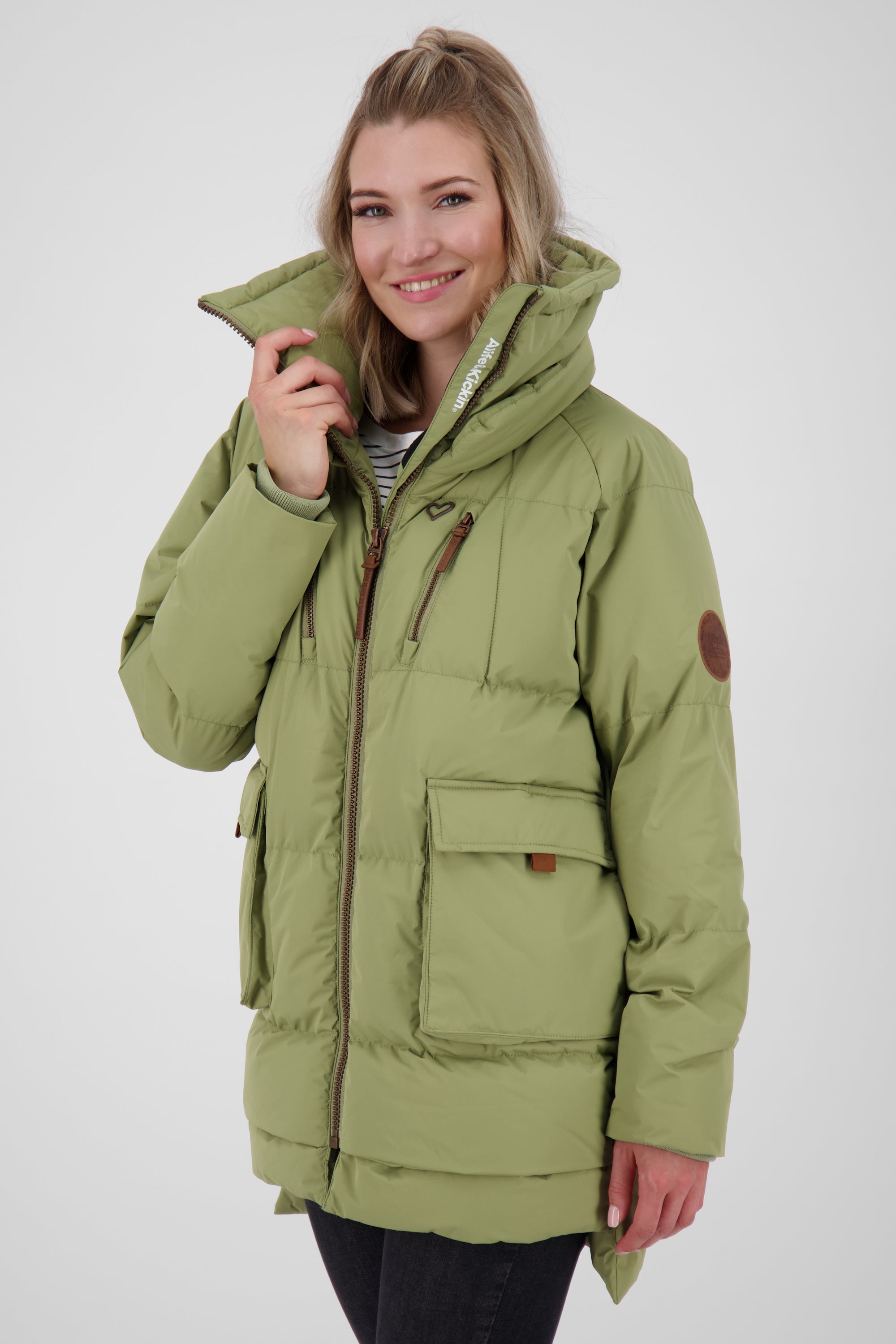 AnitaAK A Winterjacke Damen  Grün