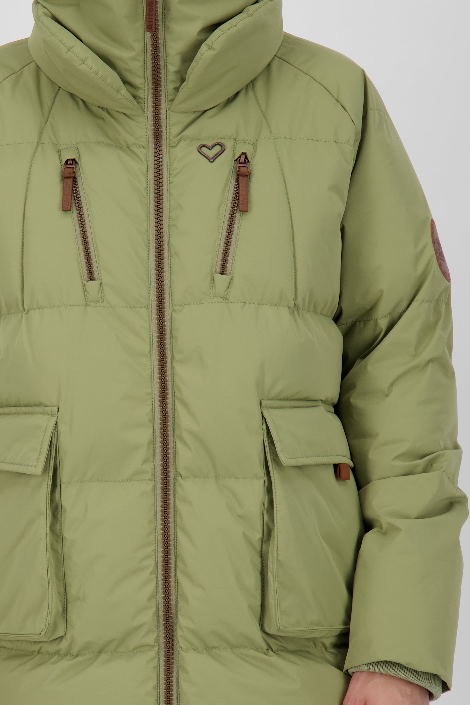 AnitaAK A Winterjacke Damen  Grün