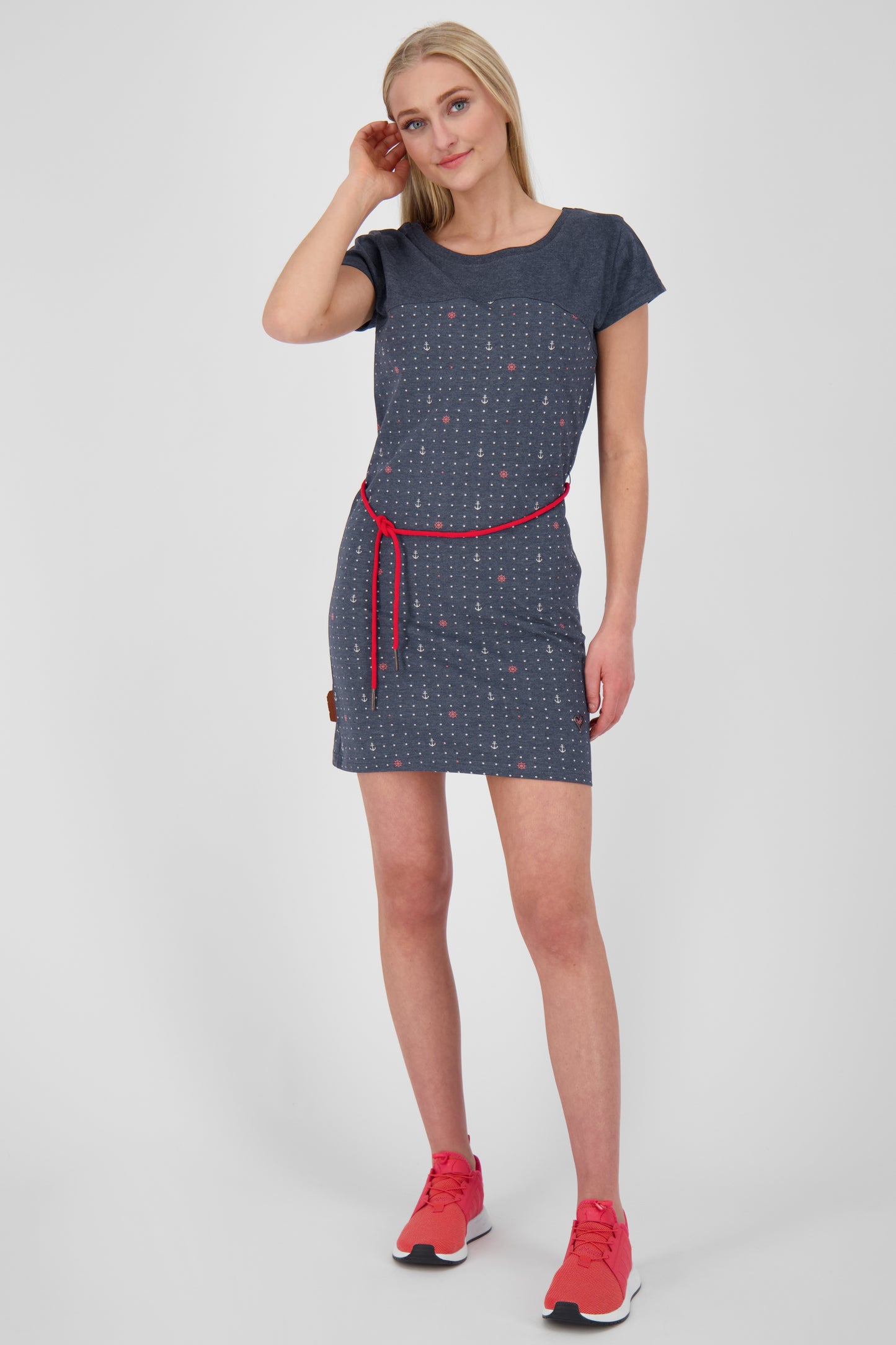 Damen-Kleid mit Print - ClarissaAK B von Alife and Kickin Dunkelblau