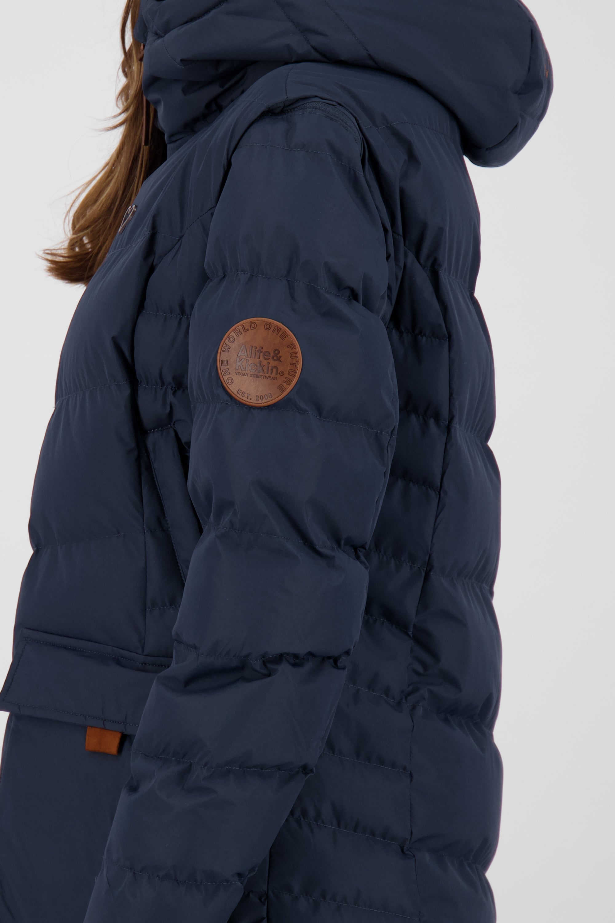 PetraAK A Winterjacke Damen  Dunkelblau