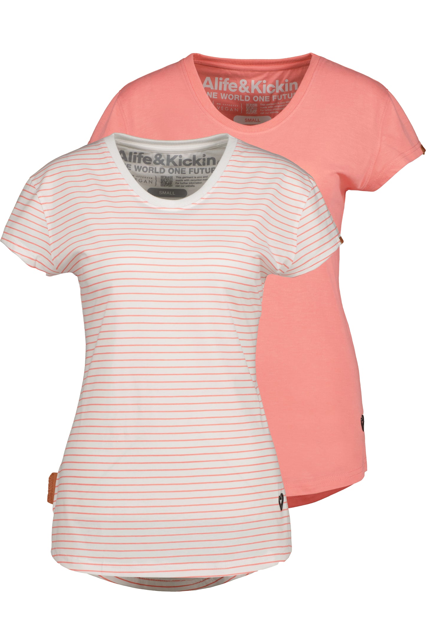 MimmyAK Z T-Shirt Damen mit Streifen Orange